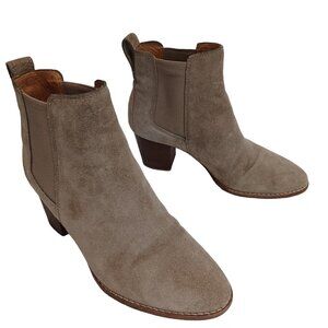 Madewell The Regan Suede Ankle Boot‎ in Wet Pebble Size US 6.5